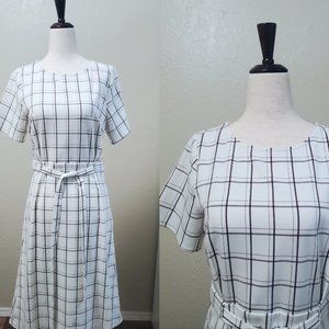 Jessakae Natalie Grid Dress | Medium